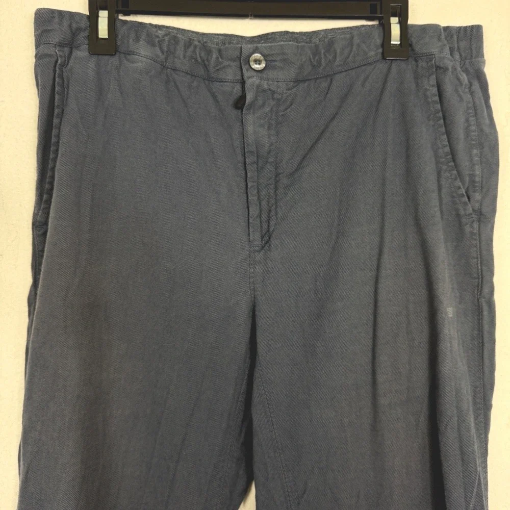 Mack Weldon Mens Blue Gray Cotton Stretch Sunday Jogger Pants‎ Size XL